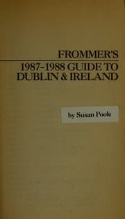Tapa de Frommer's 1987-1988 guide to Dublin & Ireland
