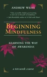 Tapa de Beginning mindfulness