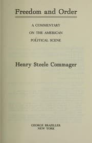 Tapa de Freedom and order; a commentary on the American political scene