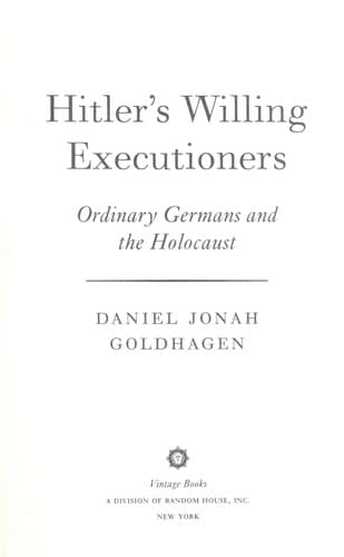 Tapa de Hitler's willing executioners