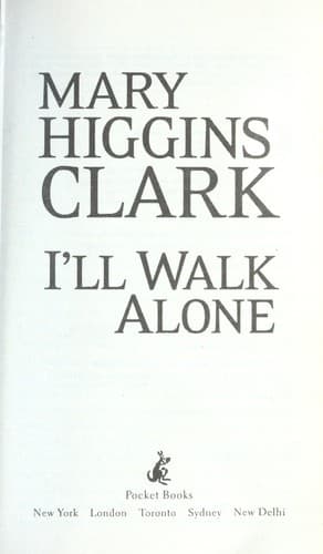 Tapa de I'll walk alone