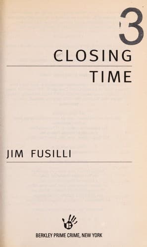 Tapa de Closing time