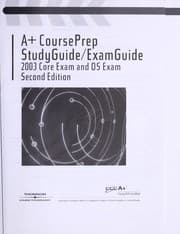 Tapa de A+ courseprep studyguide/examguide