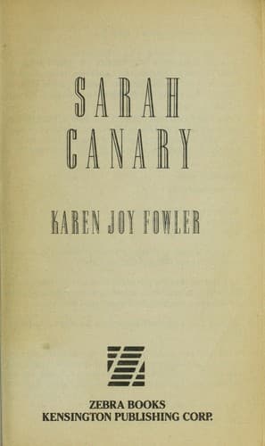 Tapa de Sarah Canary