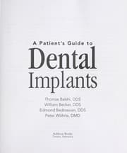 Tapa de A patient's guide to dental implants