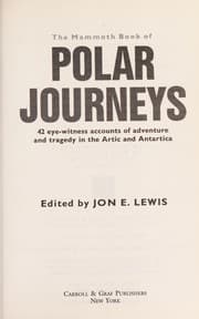 Tapa de The mammoth book of polar journeys