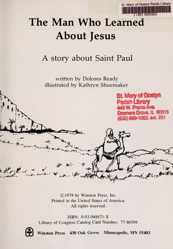 Tapa de The man who learned about Jesus