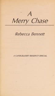 Tapa de A Merry Chase (Candlelight Regency #691)