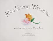Tapa de Miss Spider's Wedding