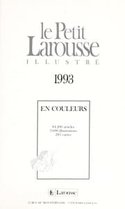 Tapa de Petit Larousse illustre, 1993