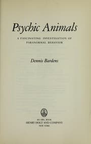 Tapa de Psychic animals