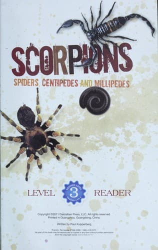 Tapa de Scorpions, spiders, centipedes and millipedes