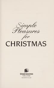 Tapa de Simple Pleasures for Christmas (Simple Pleasures Series)