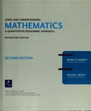 Tapa de Using and understanding mathematics : a quantitative reasoning approach