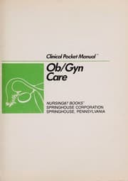 Tapa de Ob/gyn care