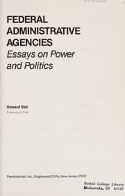 Tapa de Federal administrative agencies