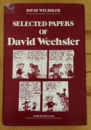 Tapa de Selected papers of David Wechsler