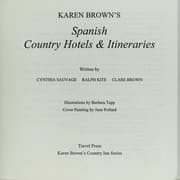 Tapa de Karen Brown's Spanish country inns & itineraries