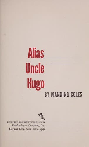 Tapa de Alias Uncle Hugo