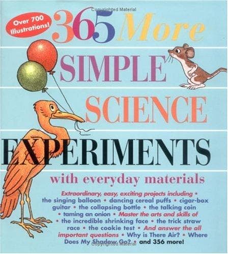 Tapa de 365 more simple science experiments with everyday materials