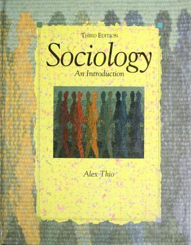 Tapa de Sociology