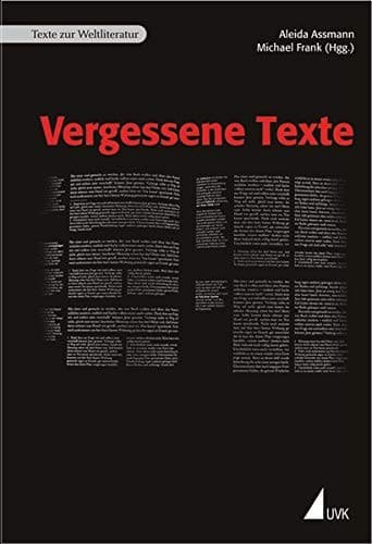 Tapa de Vergessene Texte