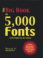 Tapa de The Big Book of 5,000 Fonts: (And Where to Get Them)