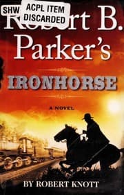 Tapa de Robert B Parkers Ironhorse