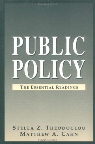 Tapa de Public Policy