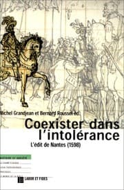 Tapa de Coexister dans l'intolérance: L'édit de Nantes (1598) (Histoire et société) (French Edition)