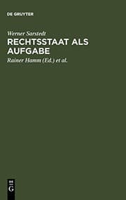 Tapa de Rechtsstaat als Aufgabe (German Edition)