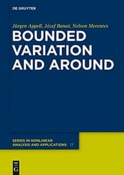 Tapa de Bounded Variation and Around (De Gruyter Series in Nonlinear Analysis and Applications Book 17)