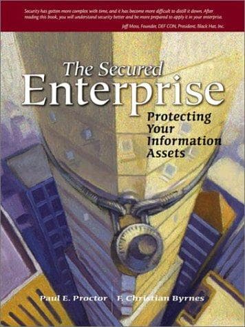 Tapa de The secured enterprise