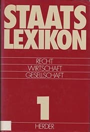 Tapa de Staatslexikon: Recht, Wirtschaft, Gesellschaft in 7 Bänden (German Edition)