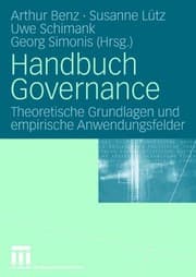 Tapa de Handbuch Governance: Theoretische Grundlagen und empirische Anwendungsfelder (German Edition)