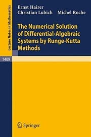 Tapa de The numerical solution of differential-algebraic systems by Runge-Kutta methods