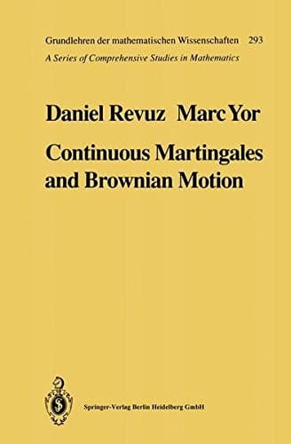 Tapa de Continuous martingales and Brownian motion