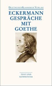 Tapa de Gespräche mit Goethe