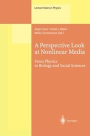 Tapa de A Perspective Look at Nonlinear Media (Lecture Notes in Physics)