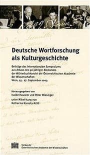 Tapa de Deutsche Wortschopfung ALS Kulturgeschichte: Beitrage Des Internationalen Symposiums Aus Anlass Des 90-Jahrigen Bestandes Der Worterbuchkanzlei Der ... Klasse) (German Edition)