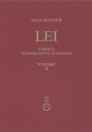 Tapa de Lessico Etimologico Italiano. Band 2 (II): Albus-Apertura (Italian Edition)