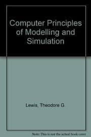 Tapa de Computer principles of modeling and simulation