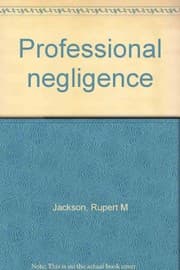 Tapa de Professional negligence