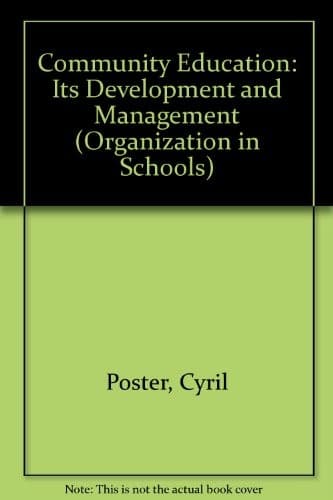 Tapa de Community education, its development and management