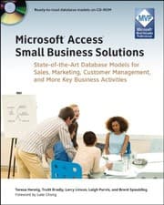 Tapa de Microsoft Access Small Business Solutions: State-of-the-Art Database Models for Sales, Marketing, Customer Management, and More Key Business Activities