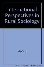 Tapa de International perspectives in rural sociology