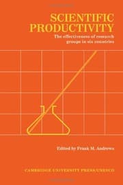 Tapa de Scientific Productivity: The Effectiveness of Research Groups in Six Countries