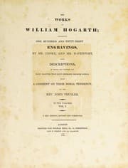 Tapa de The works of William Hogarth