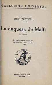 Tapa de La duquesa de Malfi