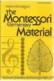 Tapa de Montessori Elementary Material Vol.2 of the Advance Montessori Method